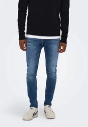 ONLY & SONS Slim-fit Jeans Warp (3977) Blau/Hellblau