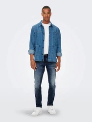 ONLY & SONS Regular-fit Jeans ONSWEFT Blau