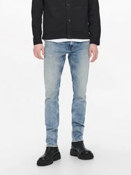 ONLY & SONS Slim-fit-Jeans Slim Fit Jeans Basic Hose Denim Stretch Pants ONSLOOM (3969) Hellblau