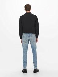 ONLY & SONS Slim-fit-Jeans Slim Fit Jeans Basic Hose Denim Stretch Pants ONSLOOM (3969) Hellblau