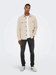 ONLY & SONS Slim-fit-Jeans Slim Fit Jeans Basic Hose Denim Stretch Pants ONSLOOM (3969) Schwarz