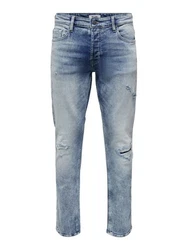 ONLY & SONS Slim-fit-Jeans Slim Fit Jeans Basic Hose Denim Stretch Pants ONSLOOM (3969) Hellblau