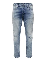 ONLY & SONS Slim-fit-Jeans Slim Fit Jeans Basic Hose Denim Stretch Pants ONSLOOM (3969) Hellblau