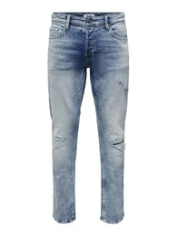 Slim-fit-Jeans Slim Fit Jeans Basic Hose Denim Stretch Pants ONSLOOM (1-tlg) 3969 in Hellblau-2