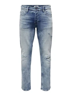 ONLY & SONS Slim-fit-Jeans Slim Fit Jeans Basic Hose Denim Stretch Pants ONSLOOM (3969) Hellblau