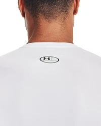 Under Armour HeatGear Armour Comp LS Langarmshirt Rot/Weiß/Creme/Dunkelblau