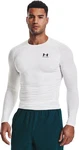 Under Armour HeatGear Armour Comp LS Langarmshirt Rot/Weiß/Creme/Dunkelblau
