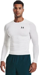 Under Armour HeatGear Armour Comp LS Langarmshirt Rot/Weiß/Creme/Dunkelblau