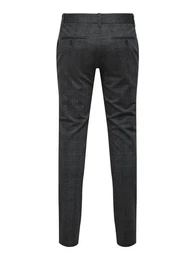 Chinohose Stoffhose Karierte Stretch Chino Trousers ONSMARK 6265 in Schwarz-2