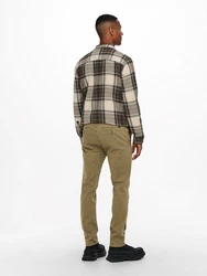 ONLY & SONS Chinohose Slim Fit ONSPETE (3963) Hellbraun