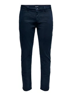 ONLY & SONS Chinohose Slim Fit ONSPETE (3963) Dunkelblau