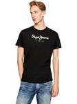 Pepe Jeans T-Shirt 'Eggo' Schwarz/Braun/Beige/Creme