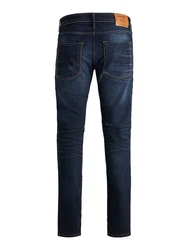 Jack & Jones Regular-fit Jeans TIM Straight Legs Flat Front TIM ORIGINAL (3464) dunkelblau