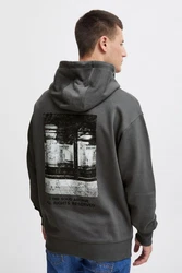 !Solid Kapuzenpullover SDHANNO Dunkelgrau/Grau/Hellgrau/Dunkelgrün