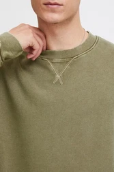 Solid Sweatshirt SDMatt Dunkelgrün/Khaki/Grün