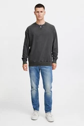 Solid Sweatshirt SDMatt Dunkelgrau/Grau/Hellgrau