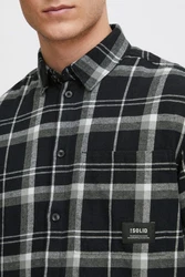 !Solid Flanellhemd SDBrandt Hellblau/Schwarz/Grau/Braun/Grün