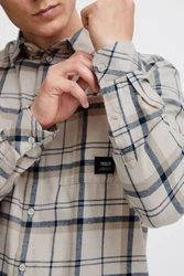 !Solid Flanellhemd SDBrandt Beige/Grau/Khaki/Dunkelblau/Blau