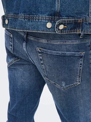 ONLY & SONS Slim-fit-Jeans Slim Fit Jeans Destroyed Denim Stretch Pants ONSLOOM (3967) Blau (3967)