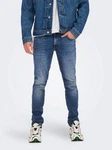 ONLY & SONS Slim-fit-Jeans Slim Fit Jeans Destroyed Denim Stretch Pants ONSLOOM (3967) Blau (3967)