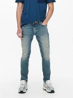 ONLY & SONS Slim-fit-Jeans Slim Fit Jeans Destroyed Denim Stretch Pants ONSLOOM (3967) ONLY & SONS Slim-fit-Jeans Slim Fit Jeans Destroyed Denim Stretch Pants ONSLOOM (3967)