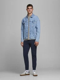 Cargohose Hose Cargo Jogger Pants PAUL FLAKE AKM 542 Twill Gummibund 3468 in Navy