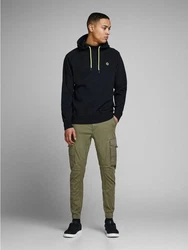 Jack & Jones Cargohose Paul Flake Dunkelgrün/Khaki