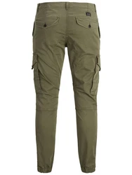 Jack & Jones Cargohose Paul Flake Dunkelgrün/Khaki