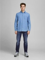 Jack & Jones Regular-fit Jeans JJICLARK JJORIGINAL Blau