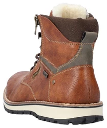 Rieker Winterboots mit komfortabler TEX-Ausstattung Schnürschuh Braun/Beige