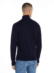 Tommy Hilfiger Cardigan PIMA ORG CTN CASHMERE ZIP THRU blau