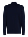 Tommy Hilfiger Cardigan PIMA ORG CTN CASHMERE ZIP THRU blau