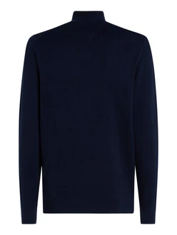 Tommy Hilfiger Cardigan PIMA ORG CTN CASHMERE ZIP THRU blau Tommy Hilfiger Cardigan PIMA ORG CTN CASHMERE ZIP THRU blau