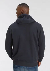 DELMAO Kapuzensweatshirt Rot/Gelb/Grau/Lila