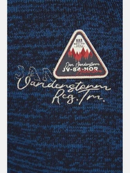 Jan Vanderstorm Strickjacke APKE Dunkelblau/Hellblau/Blau