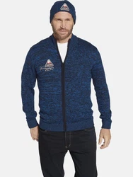 Jan Vanderstorm Strickjacke APKE Dunkelblau/Hellblau/Blau