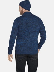 Jan Vanderstorm Strickjacke APKE Dunkelblau/Hellblau/Blau