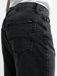 BIG STAR Tapered-fit Jeans HARPER hohe Leibhöhe Dunkelgrau/Schwarz/Grau