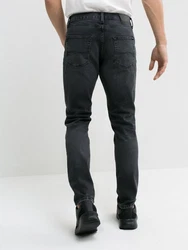 BIG STAR Tapered-fit Jeans HARPER hohe Leibhöhe Dunkelgrau/Schwarz/Grau
