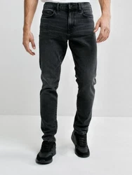 BIG STAR Tapered-fit Jeans HARPER hohe Leibhöhe Dunkelgrau/Schwarz/Grau