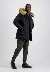 Alpha Industries Winterjacke Explorer Schwarz