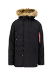 Alpha Industries Winterjacke Explorer Schwarz