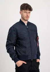 Alpha Industries Bomberjacke MA-1 VF Authentic Overdyed Blau/Dunkelblau
