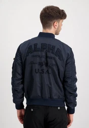 Alpha Industries Bomberjacke MA-1 VF Authentic Overdyed Blau/Dunkelblau