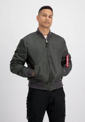 Alpha Industries Bomberjacke MA-1 VF Authentic Overdyed Dunkelgrün/Khaki/Hellgrau