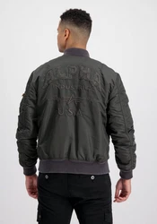 Alpha Industries Bomberjacke MA-1 VF Authentic Overdyed Dunkelgrün/Khaki/Hellgrau