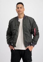 Alpha Industries Bomberjacke MA-1 VF Authentic Overdyed Dunkelgrün/Khaki/Hellgrau