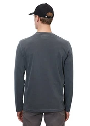 Marc O'Polo Langarmshirt Grau/Dunkelgrau/Hellgrau/Dunkelblau