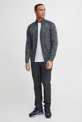 Blend Herren Strickjacke Cardigan Daniri Dunkelblau/Dunkelgrau/Hellgrau/Grau