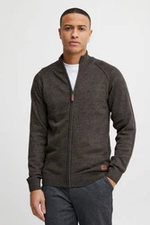 Blend Herren Strickjacke Cardigan Daniri Dunkelgrau/Grau/Hellgrau/Braun